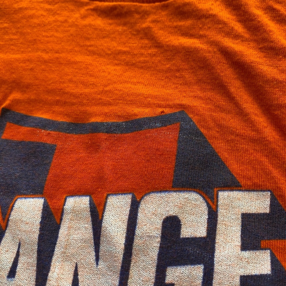 VTG Denver Broncos 70’s Throwback Orange Crush Graphic Shirt NFL Large - Picture 5 of 8